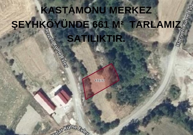 KASTAMONU MERKEZ ŞEYHKÖYÜNDE 661 M²  TARLAMIZ SATILIKTIR. - KASTAMONU MERKEZ fotoğraf 3